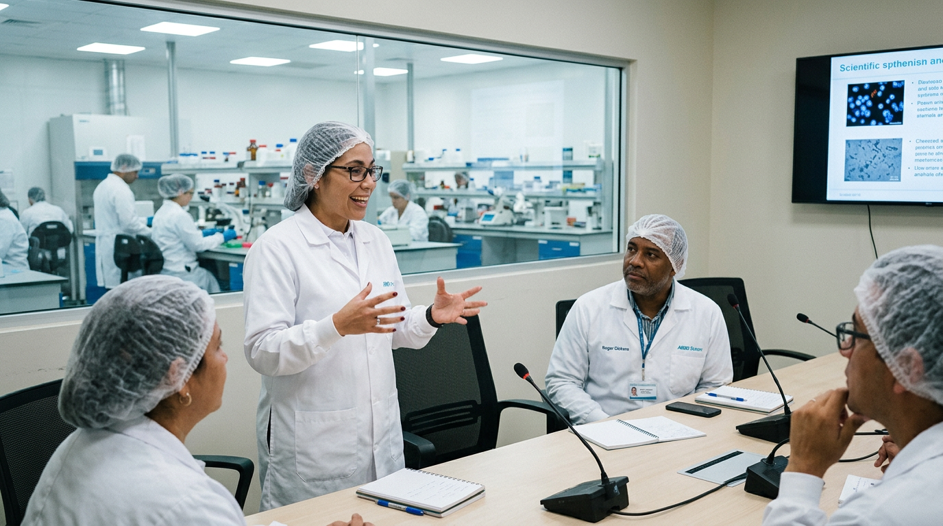 Capacitacion en laboratorio